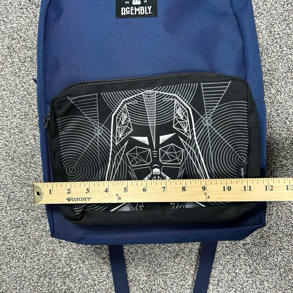 AcEmbly Backpack‎ Star Wars Interchangeable Front Pockets Blue Bag Travel Bag